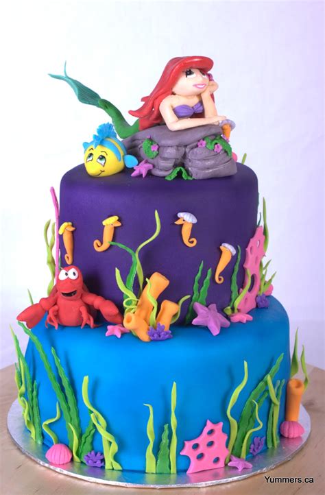 Yummers.ca: Ariel the Little Mermaid Cake