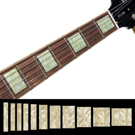 Les Paul LP Style Block Fret Markers for Guitars – Inlay Stickers Jockomo