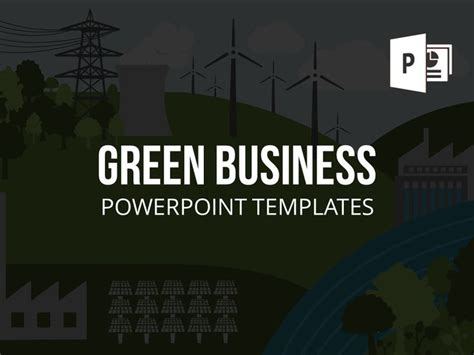 Pin by PresentationLoad on Green Business // PowerPoint Template | Green business, Business ...