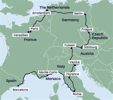 European Highlights Itinerary | Europe By Train Itinerary