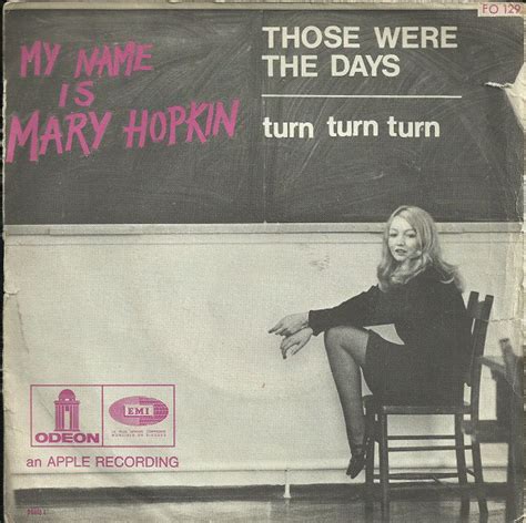 Mary Hopkin - Those Were The Days (1968, Vinyl) | Discogs