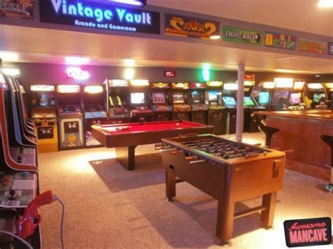 Vintage Vault Arcade and Gameroom | Awesome Mancave | Home arcade, Home ...