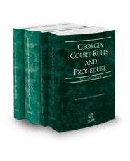 Georgia Court Rules and Procedure - Sta... | Legal Solutions