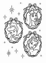 Disney Princesses Coloring Pages To Print For Free sketch template