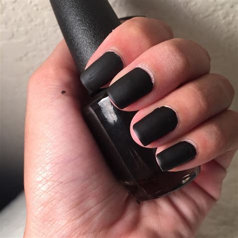 Black Matte Nail Polish | Matte black nails, Matte black nail polish, Nail polish