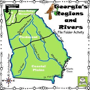 Map Of Georgia Rivers | Us World Maps