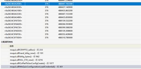 Memory Leak · Issue #3211 · microsoft/msquic · GitHub