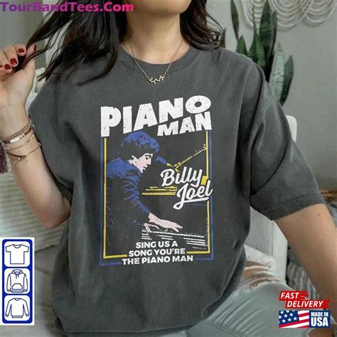 Billy Joel Tee Piano Man Merch Concert Sweatshirt Classic - TourBandTees