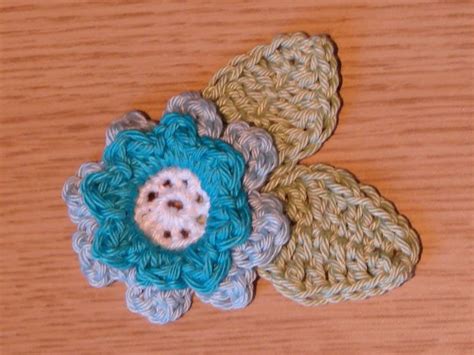 Happy Berry Crochet: Free Flower Applique Crochet Pattern by HappyBerry | Crochet patterns ...