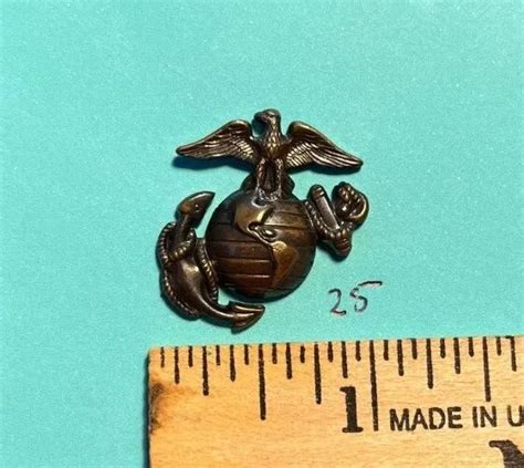 VINTAGE WW2 US Marine Corps Bronze Eagle Globe Anchor Collectible Ega Lapel Pin $22.00 - PicClick
