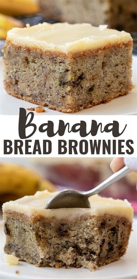 Easy Banana Bread Brownies | 100K Recipes