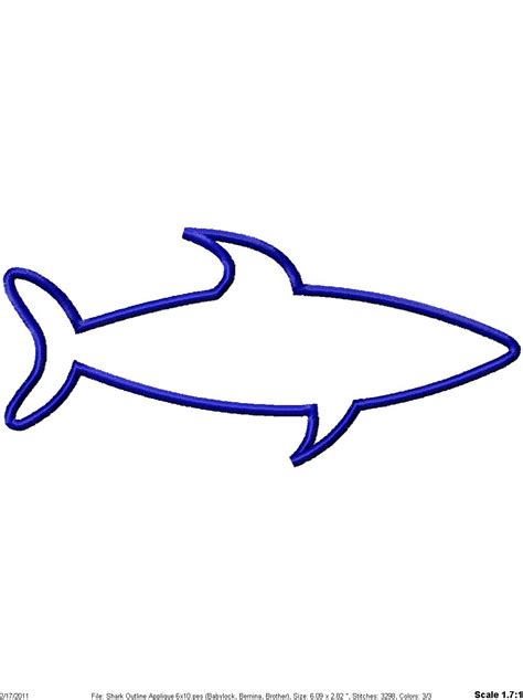 Shark Outline - ClipArt Best