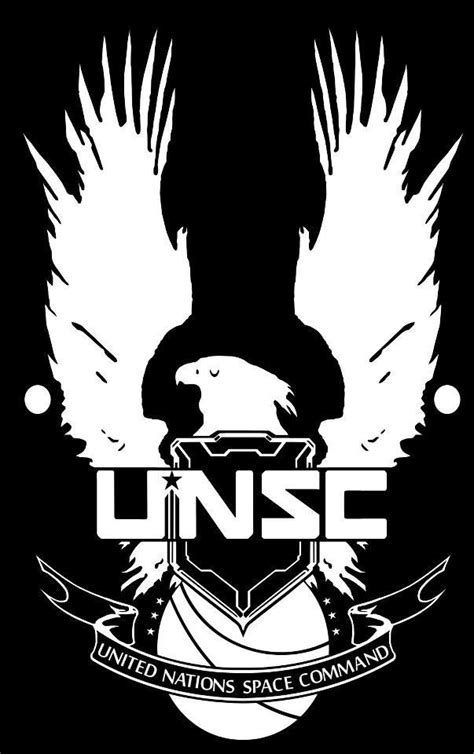 The logo of the United Nations Space Command Halo Master Chief, Master Chief And Cortana, Halo ...