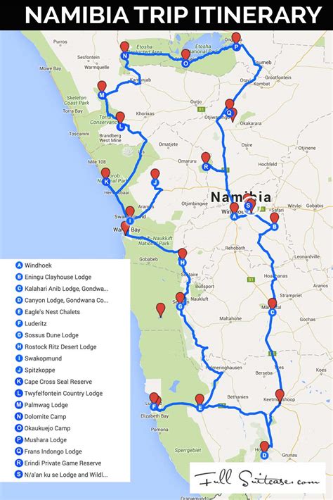 Complete Namibia Road Trip Itinerary