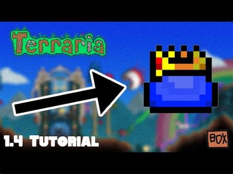 How To Craft The Slime Crown [Terraria 1.4 Tutorial] Summoning Slime ...