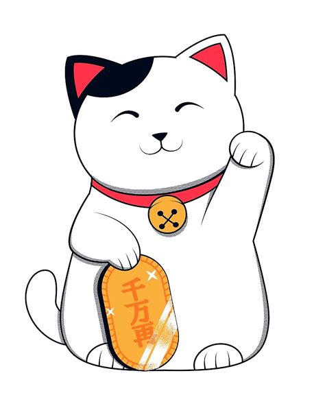 "Maneki neko" by CATPWR | Redbubble | Maneki neko, Neko, Lucky cat