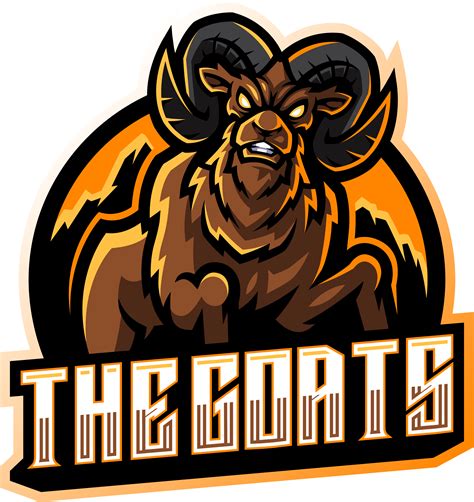 Goat esport mascot logo design By Visink | TheHungryJPEG