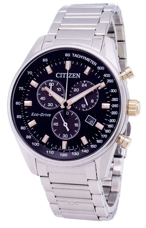 Citizen Eco-Drive Chronograph Tachymeter AT2396-86E Men's Watch