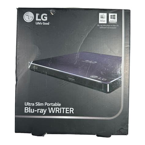 LG BP50NB40 USB 2.0 Slim Portable Blu-ray/ DVD Writer - Black 719192625112 | eBay