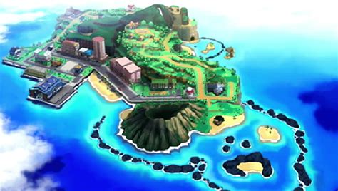 Pokemon Sun and Moon Alola Region Full Map Revealed | SegmentNext