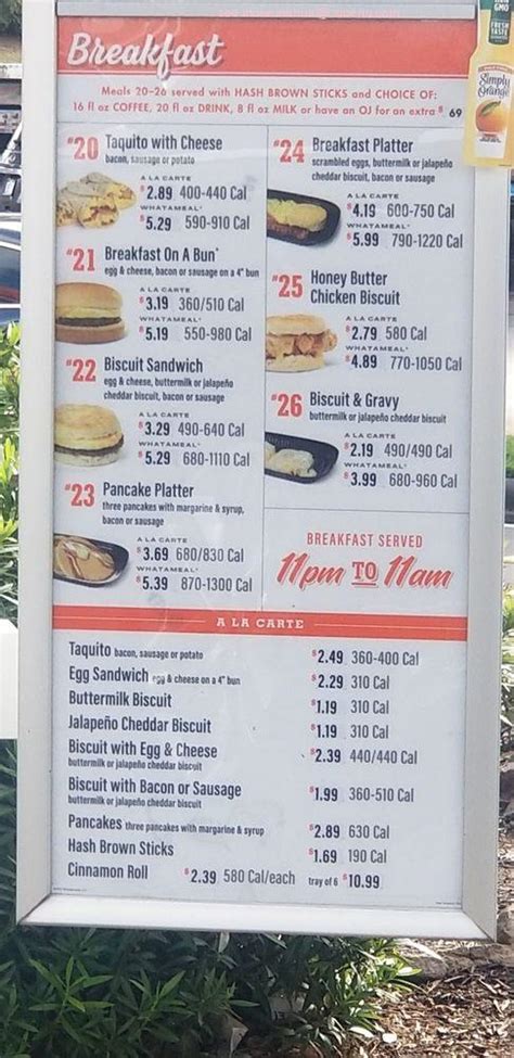 Online Menu of Whataburger Restaurant, Houston, Texas, 77375 - Zmenu