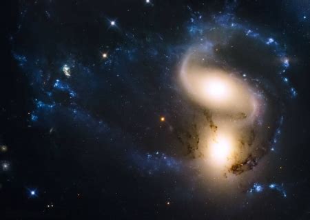 Colliding Galaxies in Stephan's Quintet - Galaxies & Space Background Wallpapers on Desktop ...