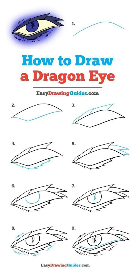 How to Draw a Dragon Eye - Really Easy Drawing Tutorial in 2022 | Dragon eye drawing, Dragon eye ...