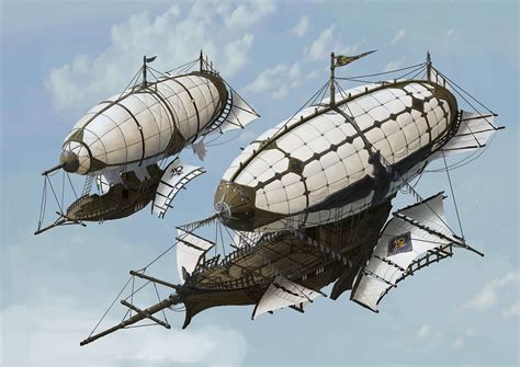 Airship (Dirigible-like) Vehicle in Regia | World Anvil