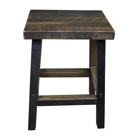 Rustic Barnwood Bar Stool | Barn wood, Wood bar stools, Reclaimed barn wood