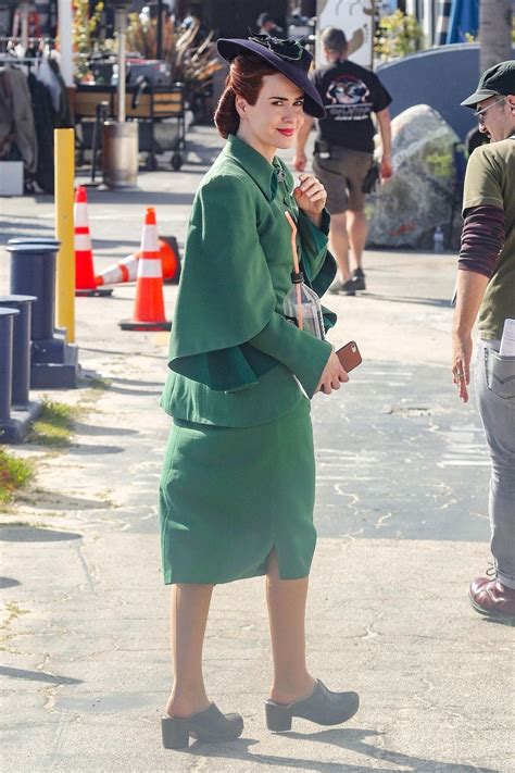 SARAH PAULSON on the Set of Ratched in Los Angeles 03/26/2019 – HawtCelebs