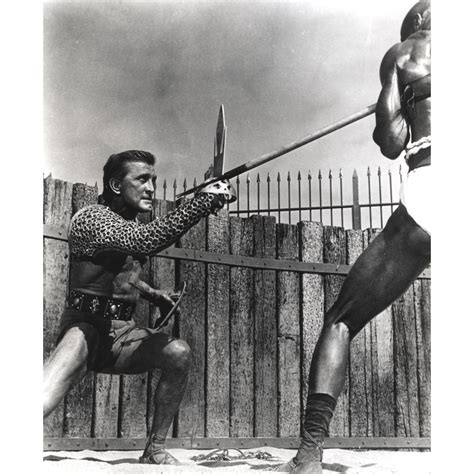 Kirk Douglas Spear Vs Sword Fighting Scene Photo Print (8 x 10) - Walmart.com - Walmart.com