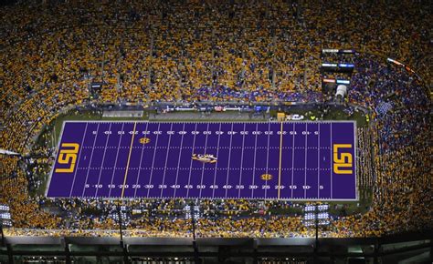 Tiger Stadium at Night | LSU Tigers | Pinterest