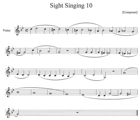 Sight Singing Examples - lambottesmusic