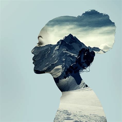 Double Exposure Portraits on Behance