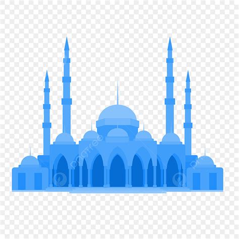 Blue Mosque, Mosque, Blue, Ramadan PNG and Vector with Transparent Background for Free Download