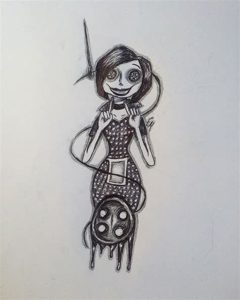 Coraline Sketch By Sharkie19 Coraline Drawing Coraline Doll Coraline | Porn Sex Picture