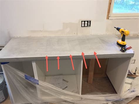 Concrete countertops ghosting fix? - Home Improvement Stack Exchange