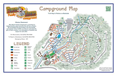 Blue Rocks Campground Map | Behance :: Behance