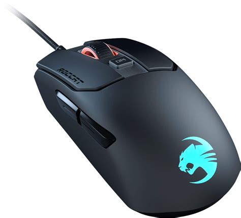 Best Buy: ROCCAT Kain 120 AIMO Wired Optical Gaming Mouse with RGB Lighting Black ROC-11-612-BK