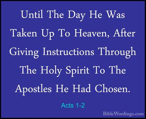 Acts 1 - Holy Bible English - BibleWordings.com