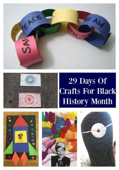 29 Days Of Crafts For Black History Month | Black history month crafts, Black history month ...