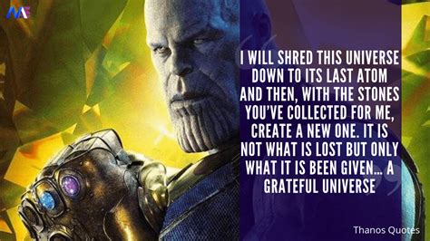 25 Shocking Thanos Quotes from Avengers Infinity War, Endgame & MCU