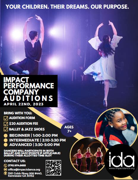 2023 Company Auditions - Impact Dance of Atlanta