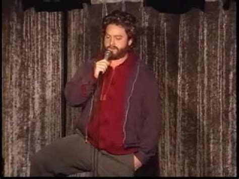 An Early Zach Galifianakis Stand Up Comedy Routine From 1999