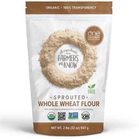 Organic Sprouted Whole Wheat Flour - One Degree Organics