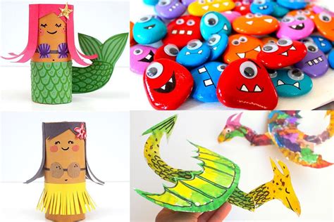 50+ Creative Crafts to Keep your Kids Busy