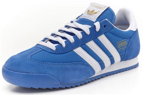 adidas Originals Dragon retro trainers blue&white G50922 | eBay