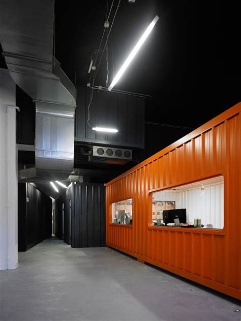 » Cargo containers in offices