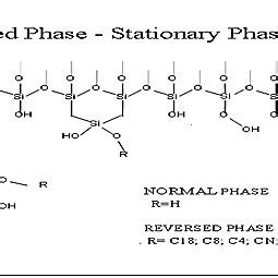 The surface of Reversed Phase stationary phases (9) . | Download ...