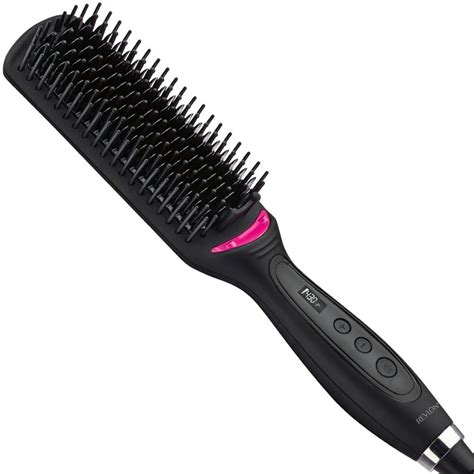 Amazon.com : Revlon Hair Straightening and Styling Brush | Great for Second Day Styling (4-1/2 ...